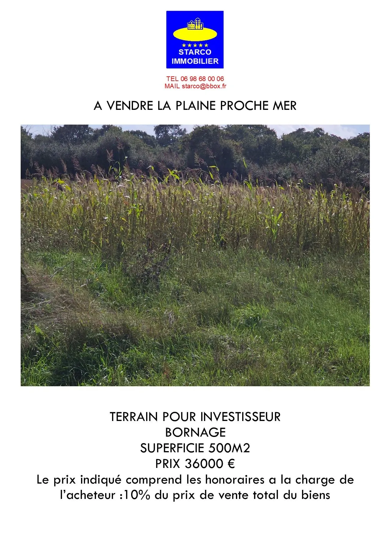 Terrain à vendre à La Plaine-sur-Mer - 500 m² proche mer à saisir 