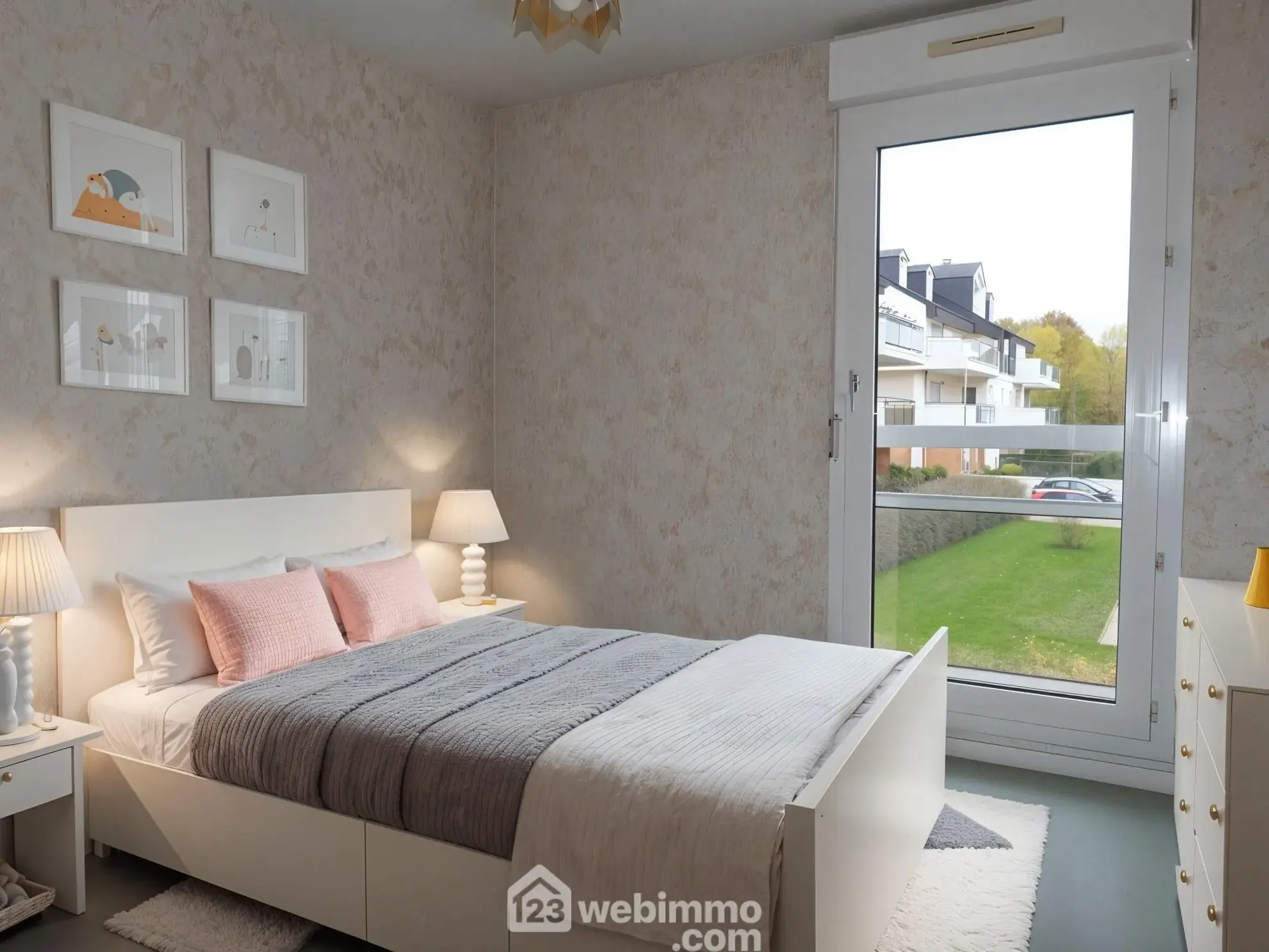 Appartement 92m² à Mont-Saint-Aignan avec balcon et parking en résidence sécurisée 