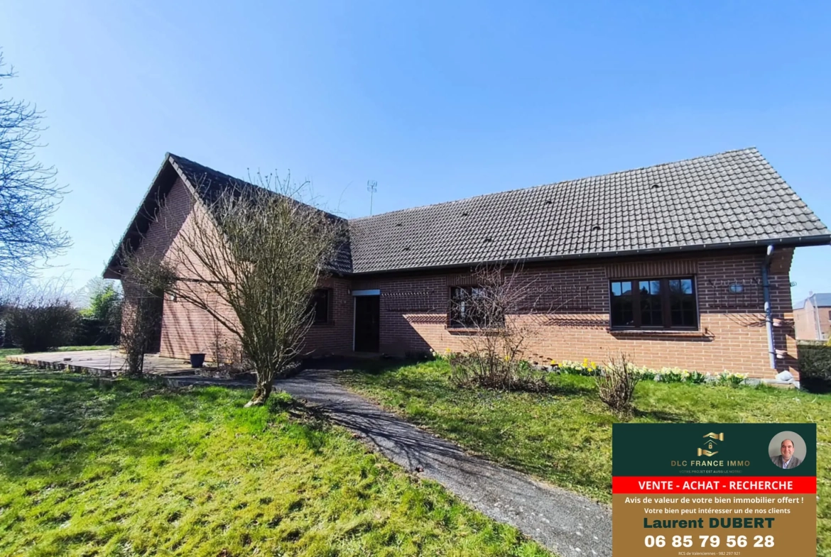 Maison individuelle de 140 m² avec 4 chambres dans le bocage de l'Avesnois 