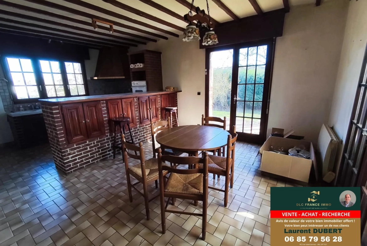 Maison individuelle de 140 m² avec 4 chambres dans le bocage de l'Avesnois 