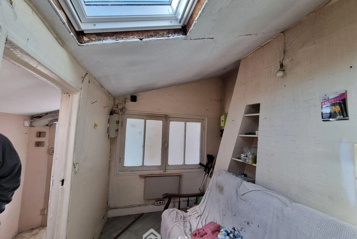 Appartement 2 pièces à vendre à Choisy-le-Roi – 21,34 m² à rénover 