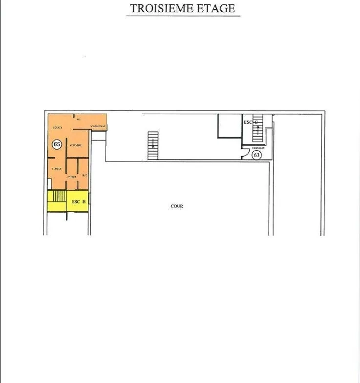 Appartement 2 pièces à vendre à Choisy-le-Roi – 21,34 m² à rénover 