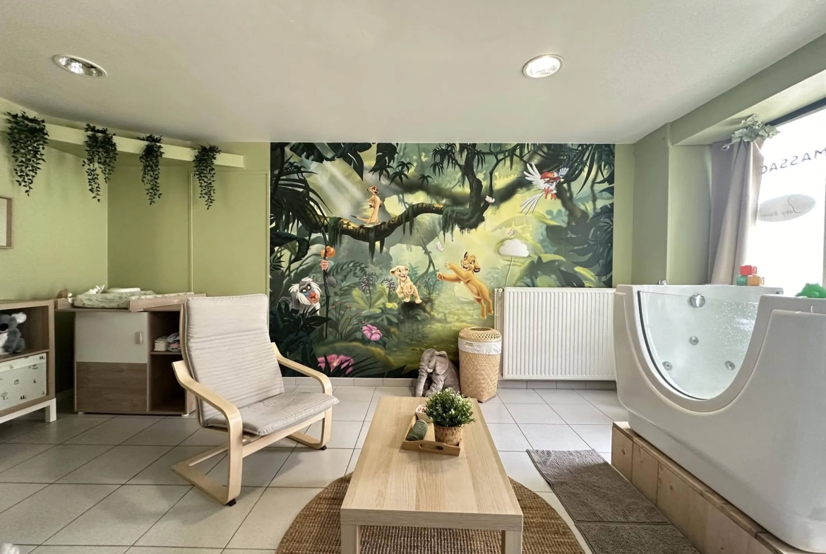 Immeuble de 214 m² avec local commercial et appartement à Bruyères-et-Montbérault 