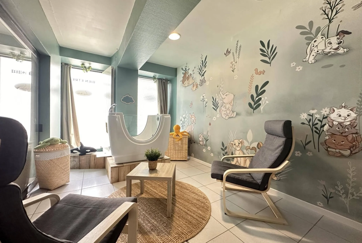Immeuble de 214 m² avec local commercial et appartement à Bruyères-et-Montbérault 
