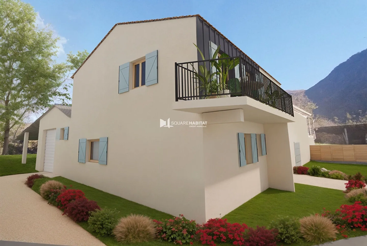 Maison à finir de construire à Curbans près de Gap avec permis valide 