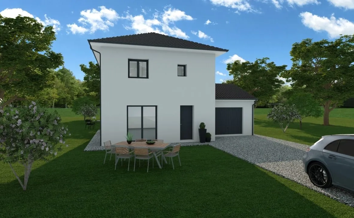 Maison personnalisable de 100 m² à Virignin avec garage et prestations haut de gamme 