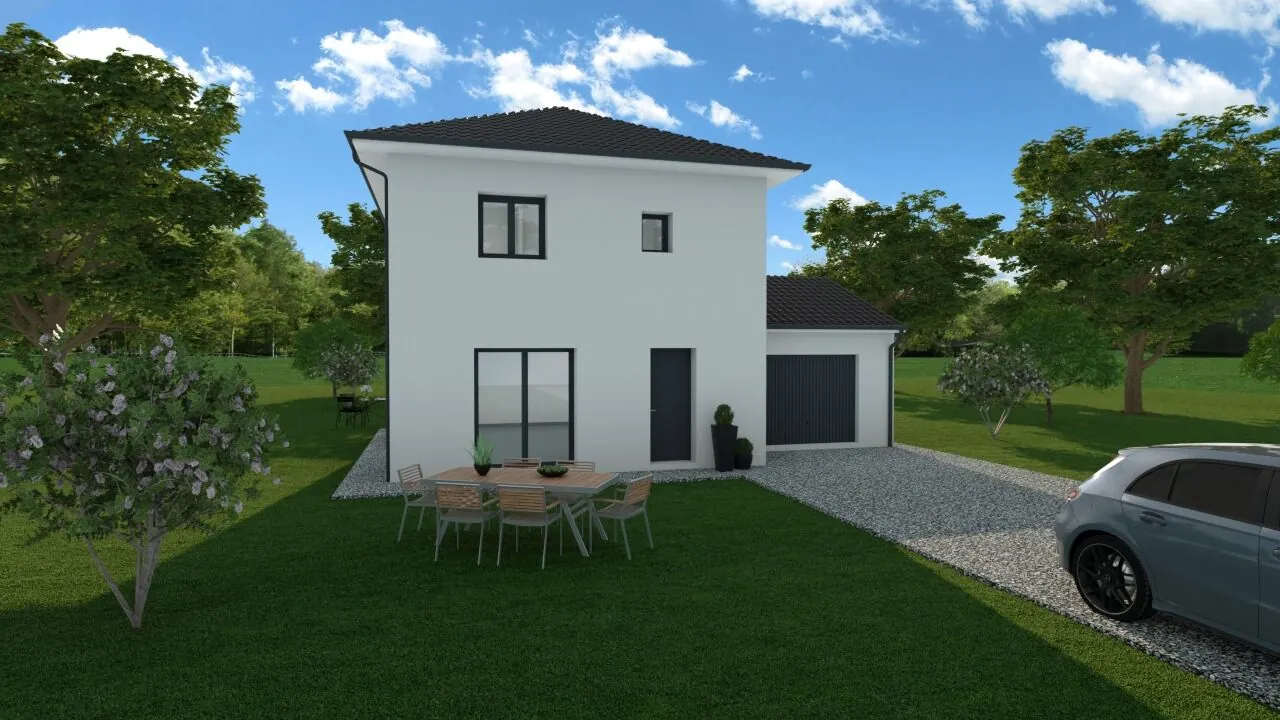 Maison personnalisable de 100 m² à Virignin avec garage et prestations haut de gamme 