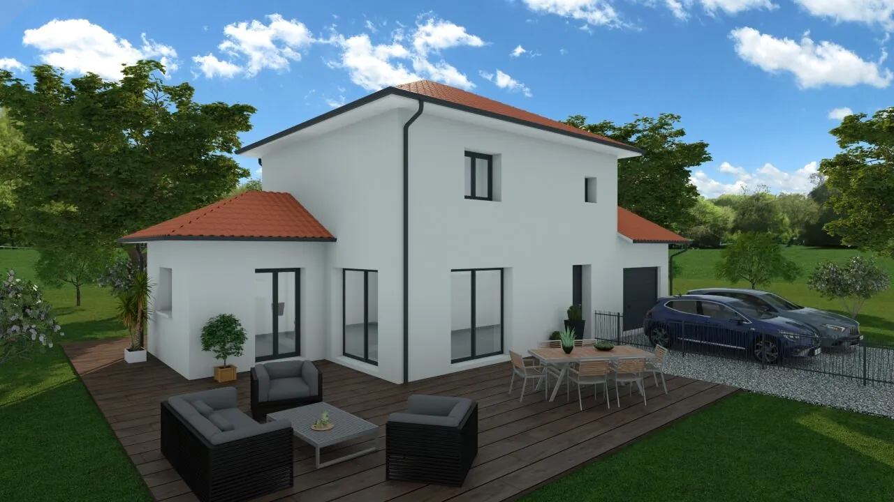 Maison personnalisable de 100 m² à Virignin avec garage et prestations haut de gamme 