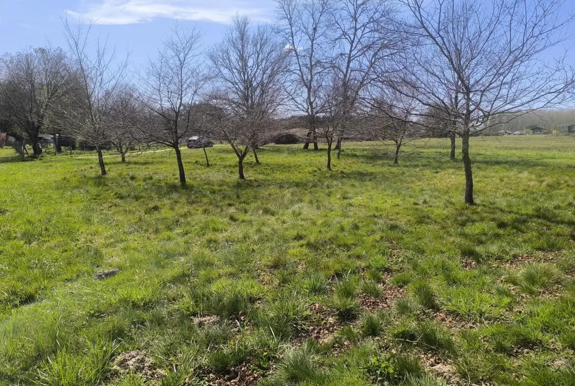 Terrain constructible de 980 m² à Cudos, idéal pour construire dans un environnement calme 