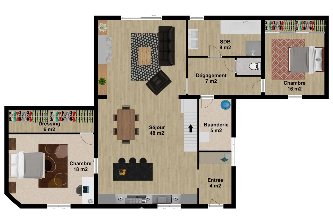 Maison familiale de 194 m² à Valdivienne, secteur Salles-en-Toulon 