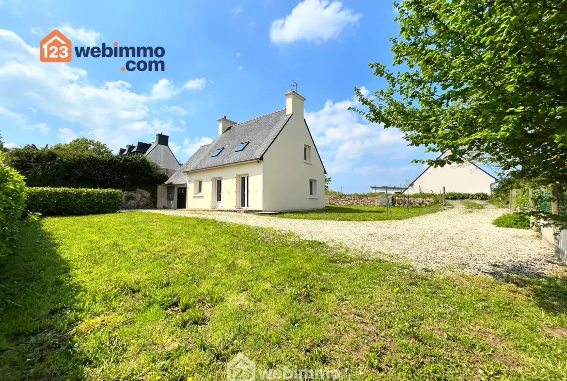 Maison de plain-pied à vendre à Ploubezre (22) - 84 m² avec garage 