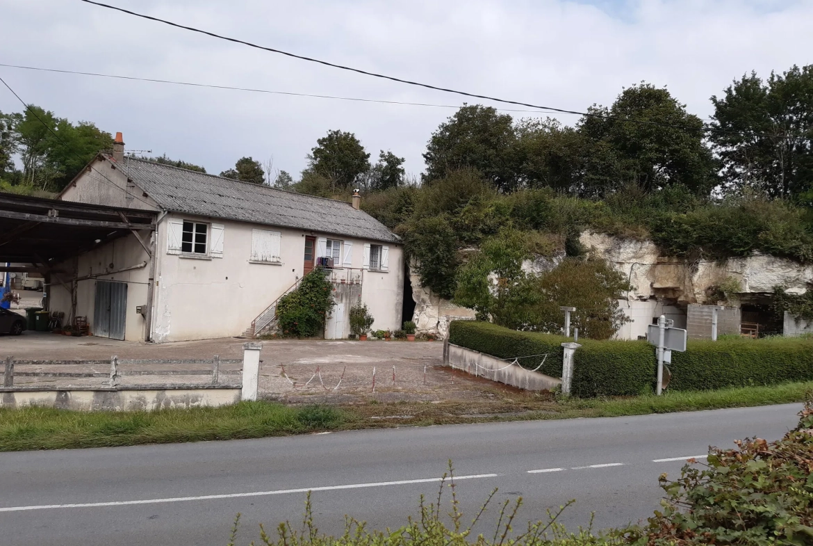 Grande maison à rénover à Luçay-le-Mâle avec terrain de 2000 m² – Potentiel exceptionnel 