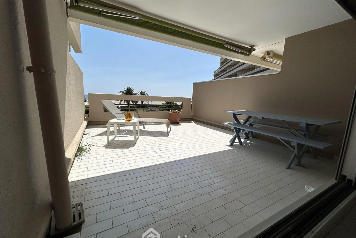 Appartement à vendre à Canet-en-Roussillon avec terrasse et vue mer 