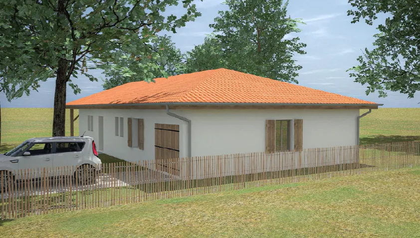 Maison neuve hors d'eau hors d'air 3 chambres à Luglon - Projet personnalisé 