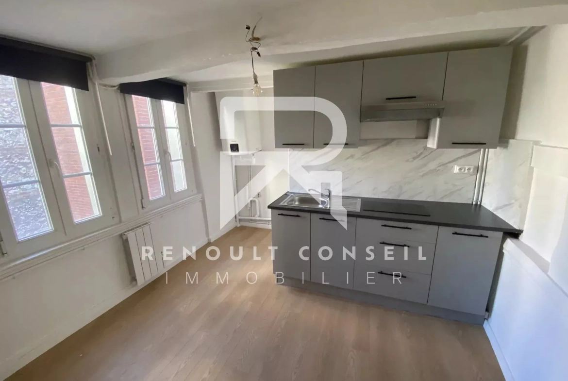 Appartement T2 de 39 m² à vendre à Rouen Cauchoise, proche Vieux Marché 