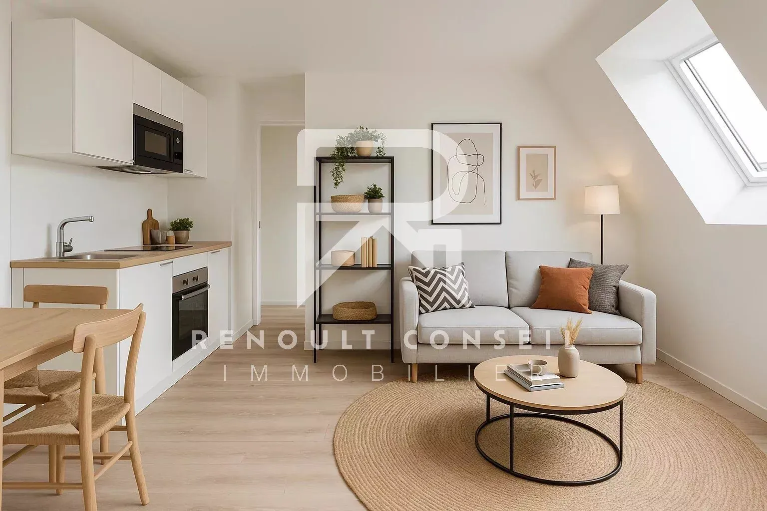 Studio à Coteaux Ouest à Rouen - Investissement locatif rentable et optimisé 