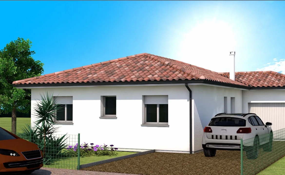 Maison neuve à Seyresse avec 3 chambres, proche Dax - Sur mesure et prête à construire 