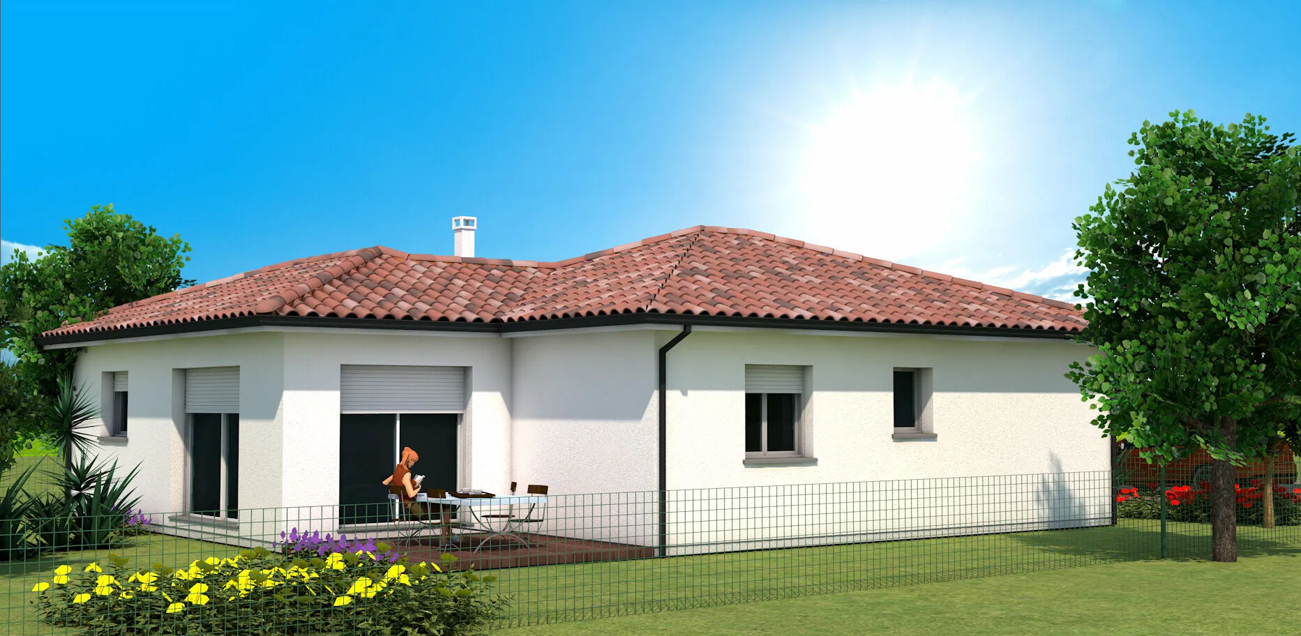 Maison neuve à Seyresse avec 3 chambres, proche Dax - Sur mesure et prête à construire 
