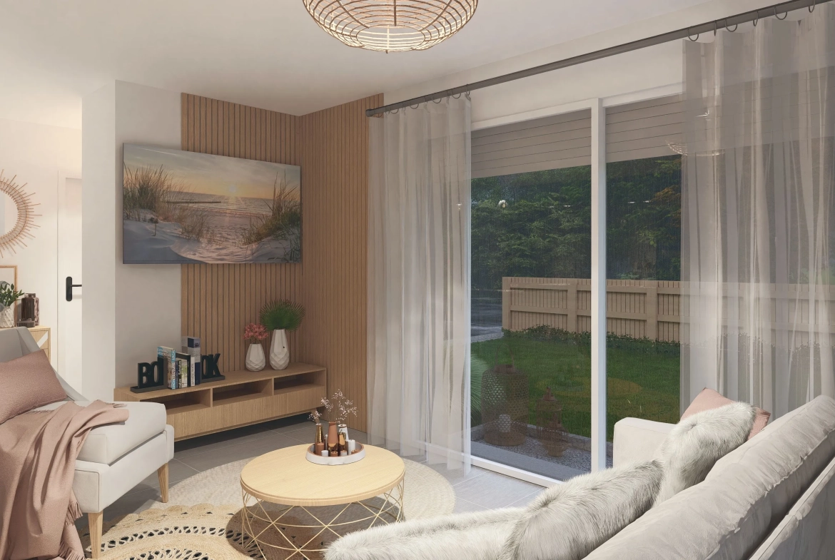 Maison neuve 3 chambres à Lesperon avec garage et terrain de 600 m² 