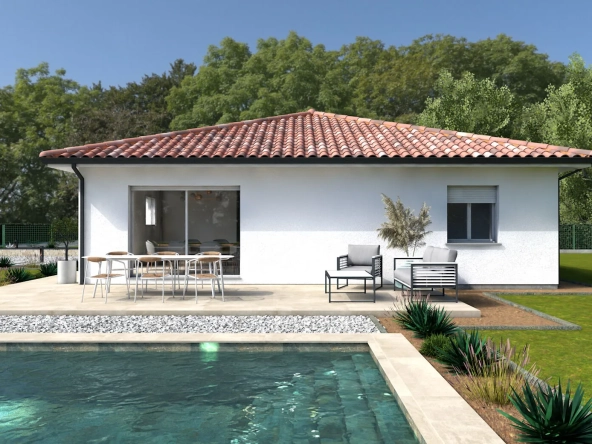 Construction de maison personnalisée à Saubusse – Projet moderne avec 3 chambres