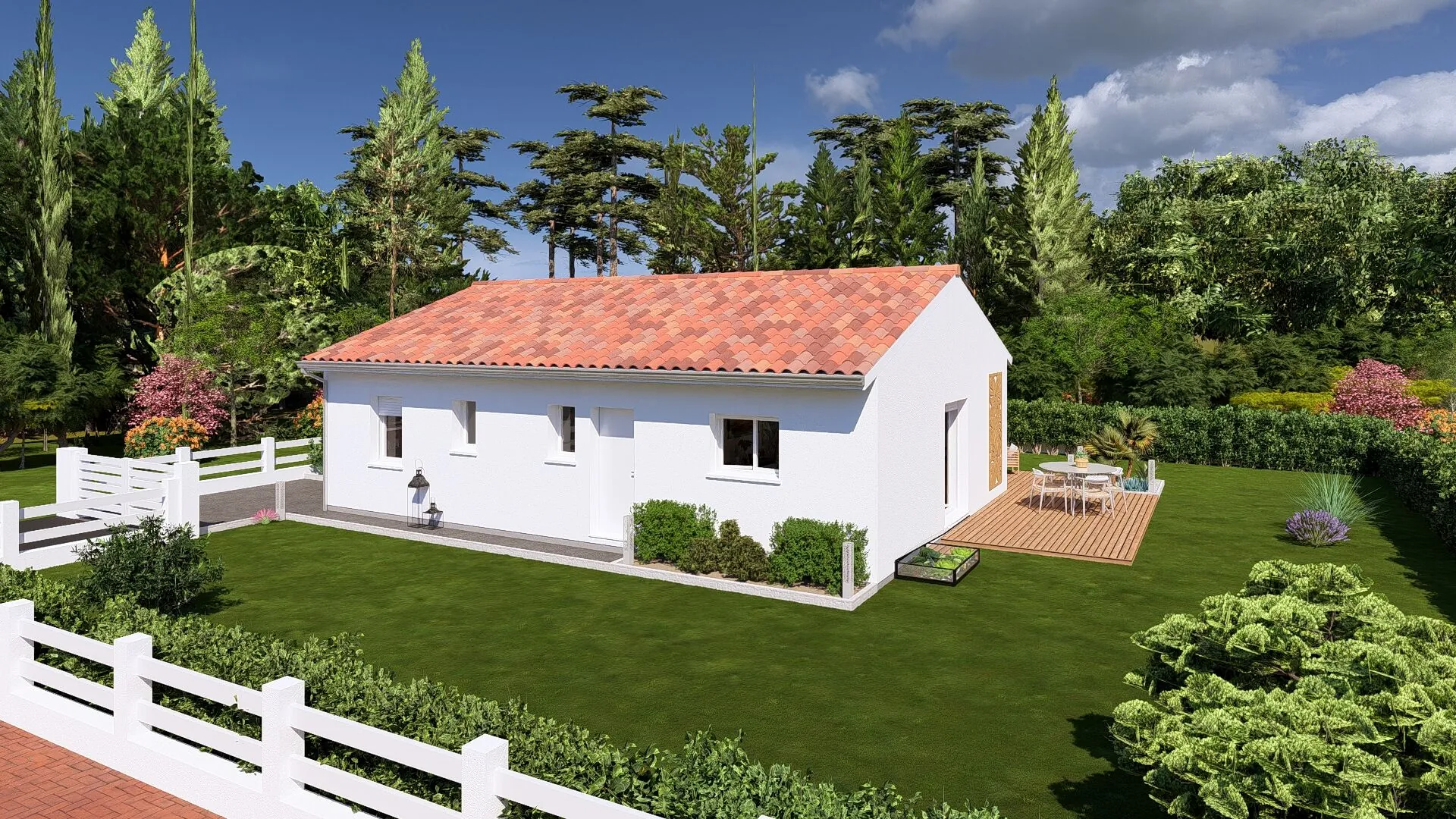 Maison neuve 3 chambres à Cagnotte dans les Landes à partir de 170 000 € 