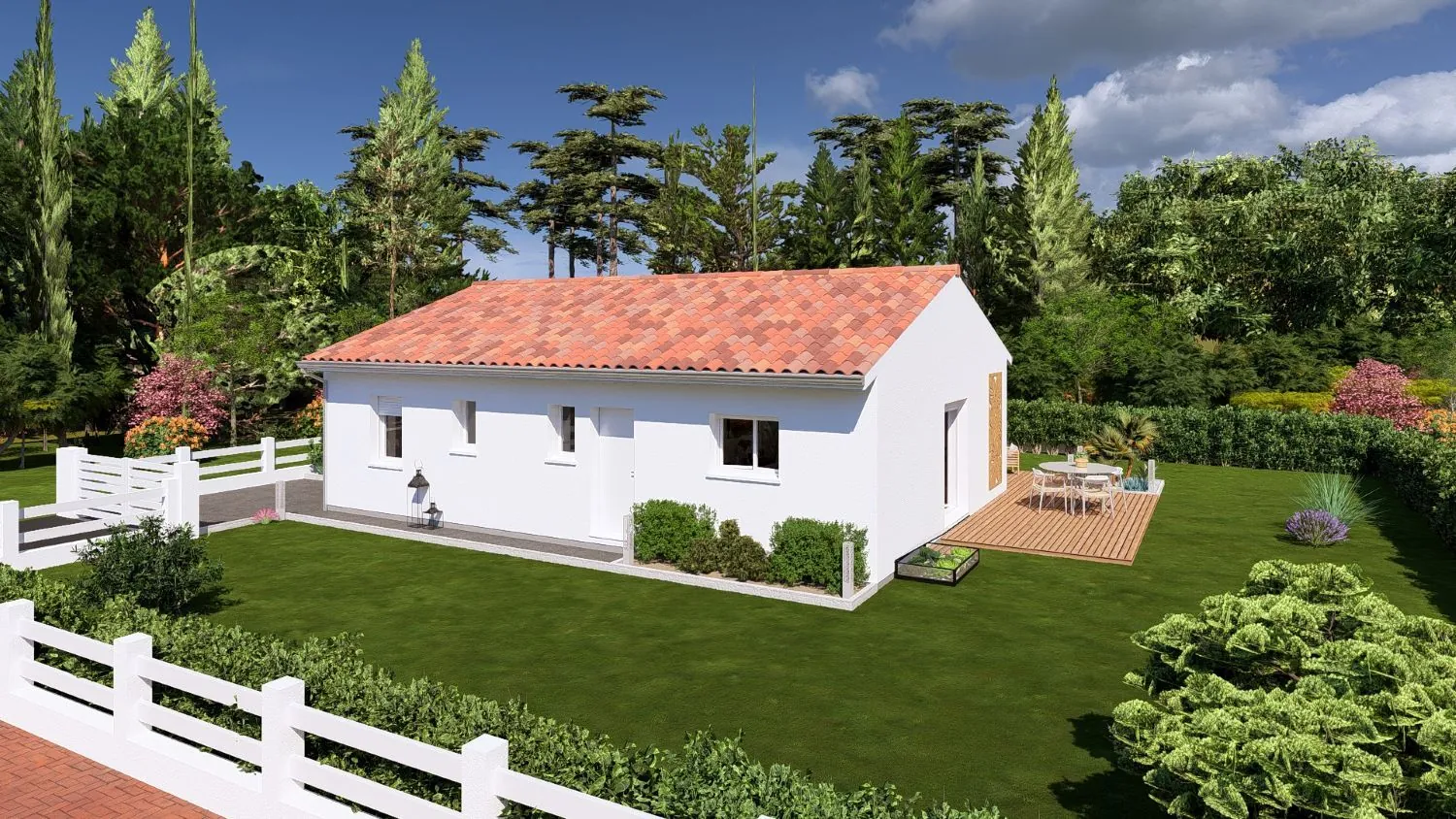 Maison neuve 3 chambres à Cagnotte dans les Landes à partir de 170 000 € 