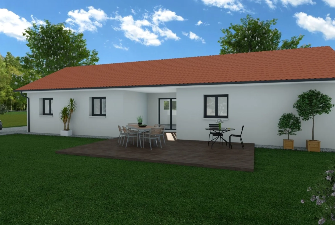 Achat maison neuve à Brézins avec emplacement exceptionnel 