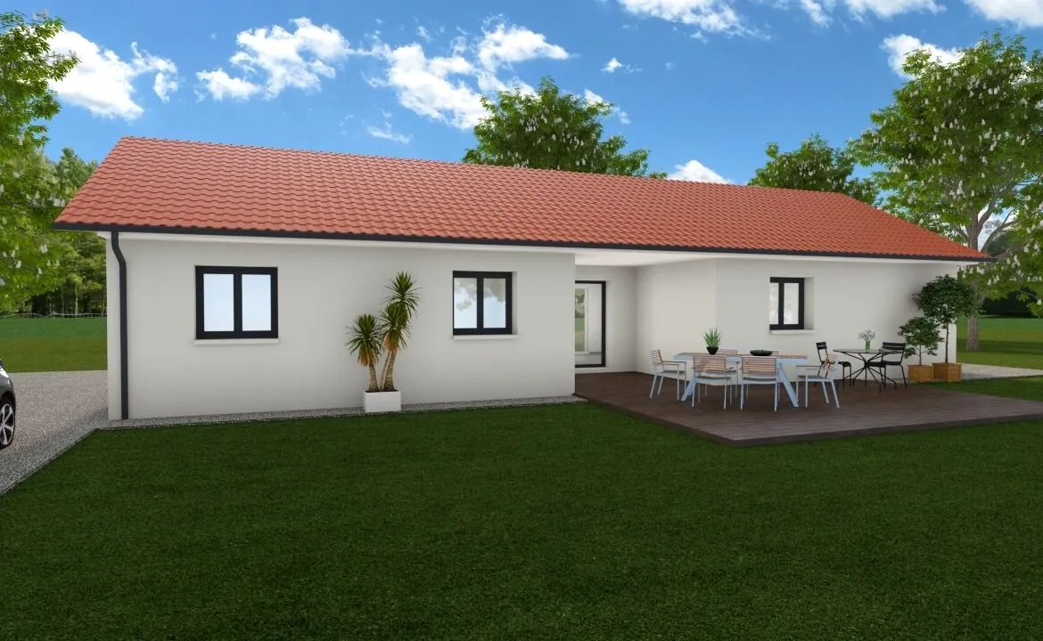 Achat maison neuve à Brézins avec emplacement exceptionnel 