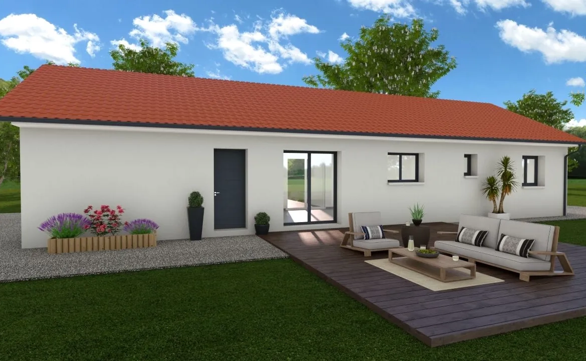 Achat maison neuve à Brézins avec emplacement exceptionnel 