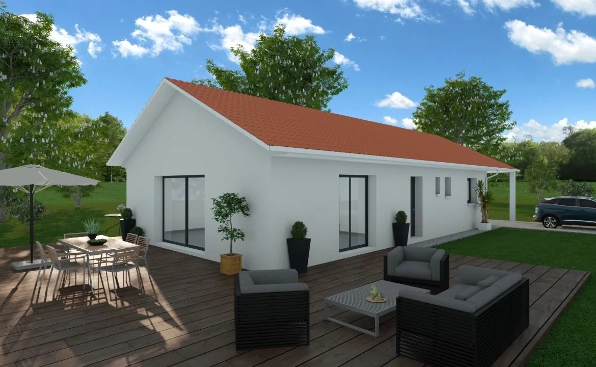 Achat maison neuve à Brézins avec emplacement exceptionnel 