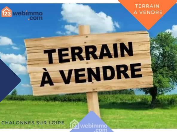 Terrain constructible de 374 m² à Chalonnes-sur-Loire – Idéal pour construire