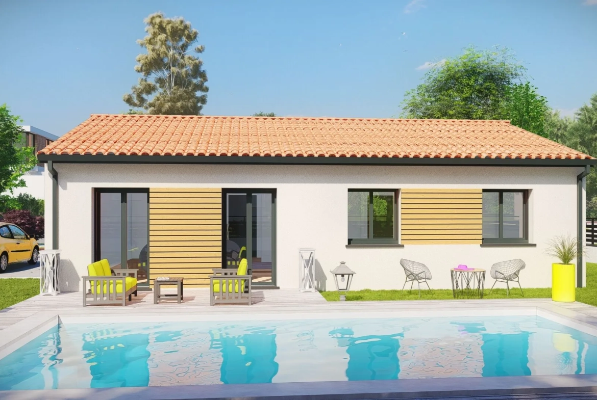 Construction maison neuve T4 à Castelnau-d'Estrétefonds - Sur-mesure, personnalisé et clé en main 