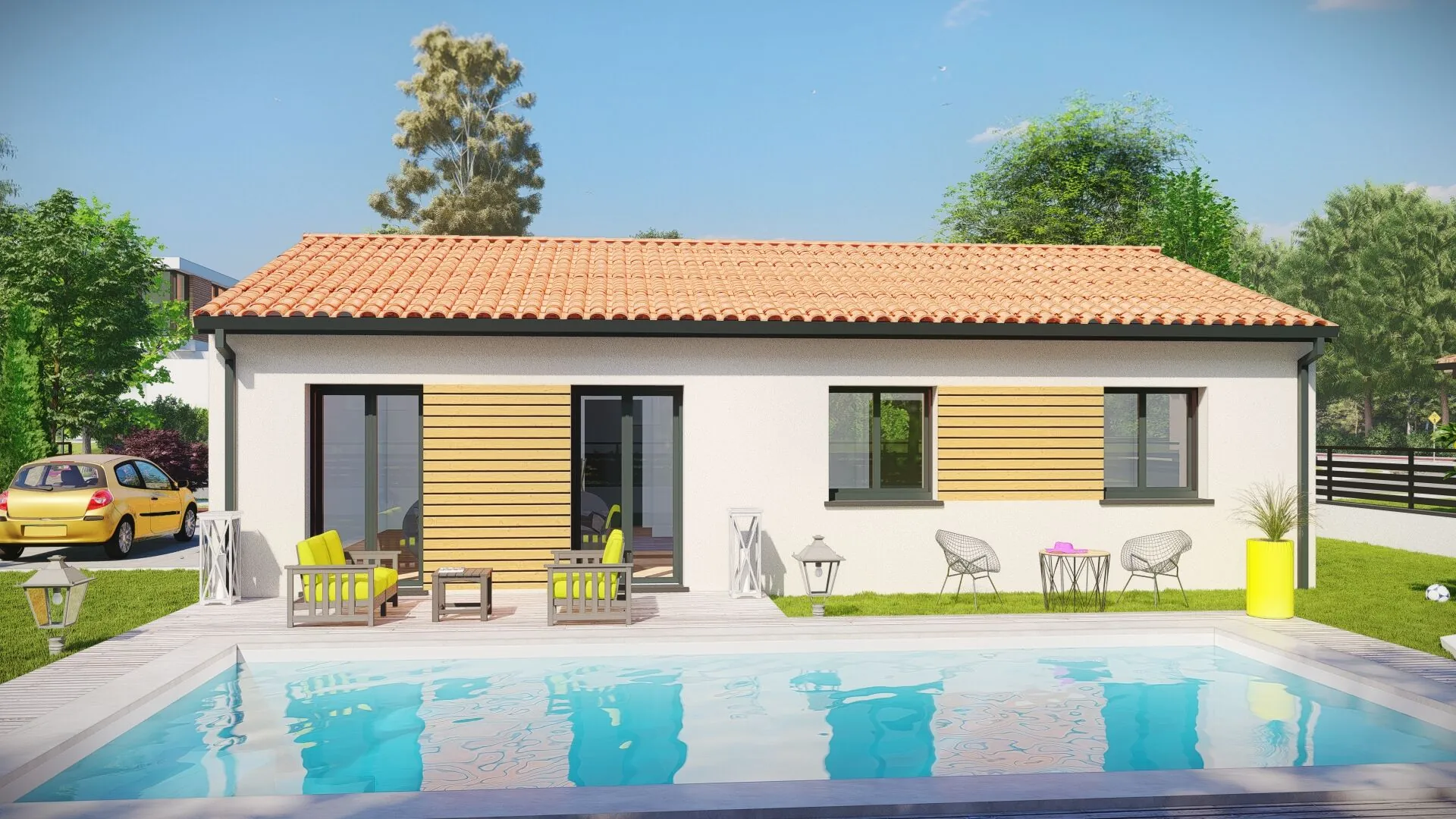 Construction maison neuve T4 à Castelnau-d'Estrétefonds - Sur-mesure, personnalisé et clé en main 