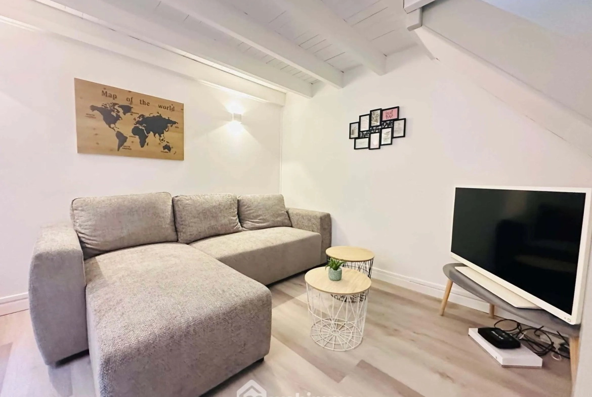 Charmant appartement de 35m² avec cave à Laon au cœur de la ville 