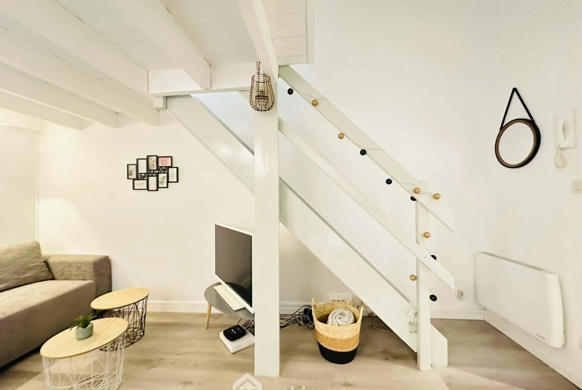 Charmant appartement de 35m² avec cave à Laon au cœur de la ville 