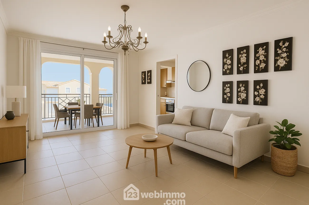 Charmant appartement 2 pièces avec terrasse à Sainte-Maxime, idéal pour investissement ou résidence principale 