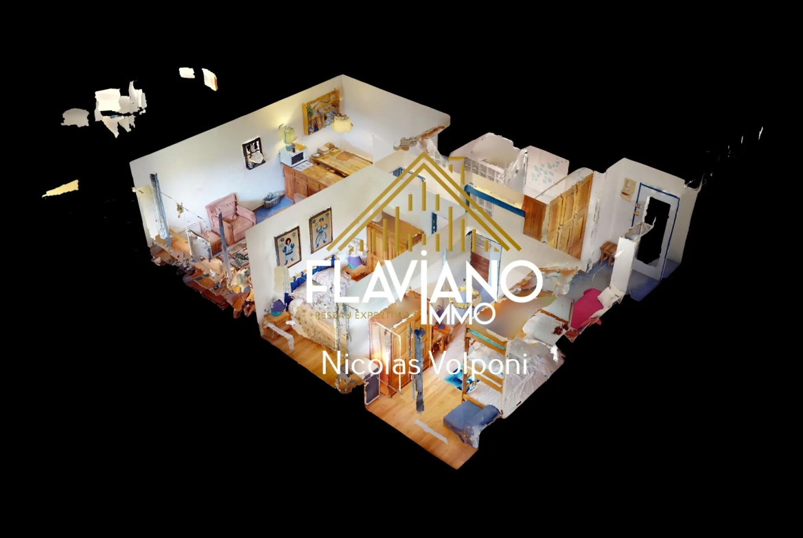 Appartement T3 de 48,68 m² à Le Sauze, proche pistes – Vente immobilière 