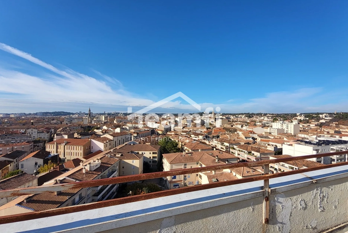 Bel appartement de 65,91 m² avec terrasse à Nîmes, proche commodités 