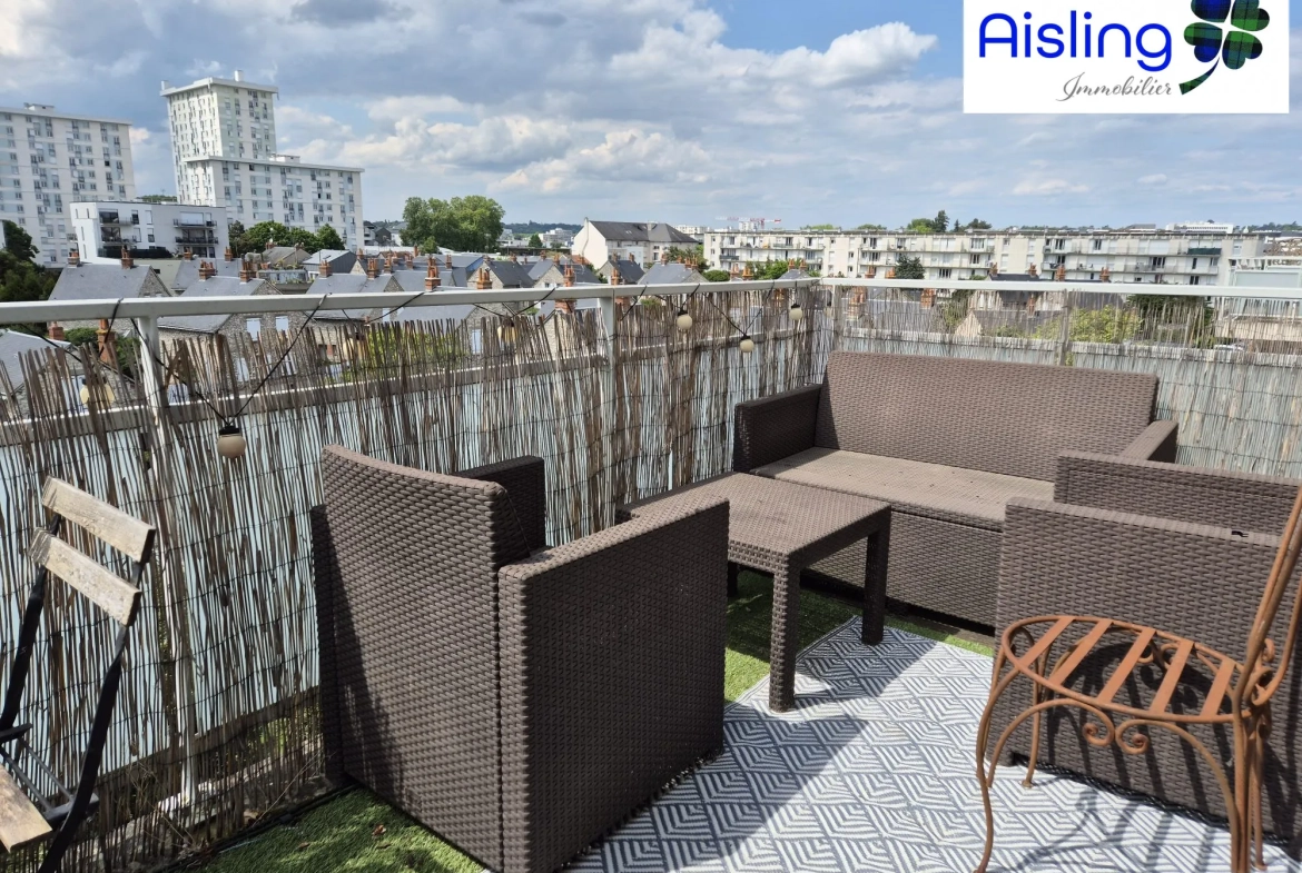 Charmant T3 à vendre dans le quartier Rabelais à Tours 