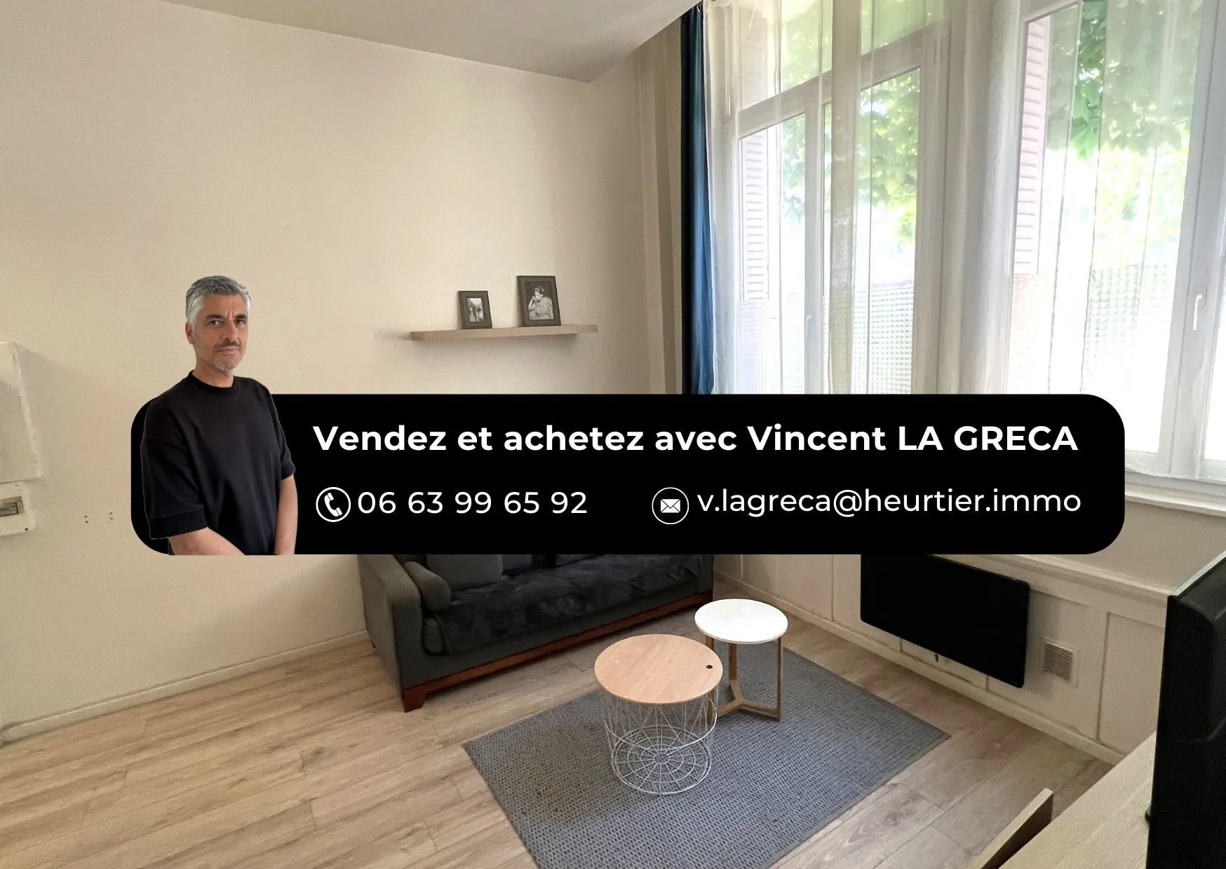 Appartement T2 de 39,65 m² à Grenoble, investissements locatifs performants 