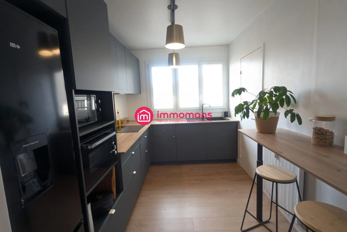 Appartement rénové de 46 m² à Le Mans, proche hospital, parking et cave 