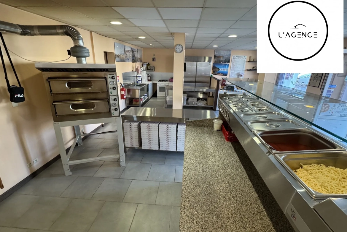 À vendre : Fonds de commerce de pizzeria à Rosières-aux-Salines 