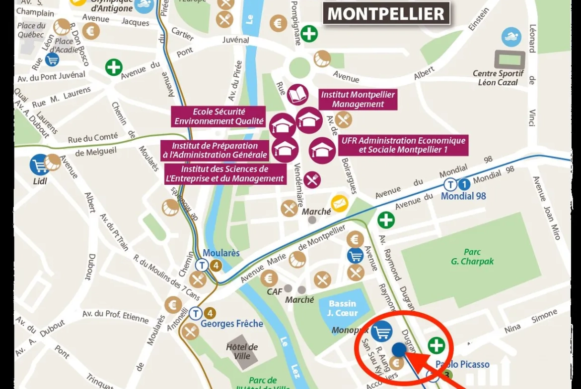 Appartement étudiant à vendre à Montpellier - Investissement LMNP sécurisé 