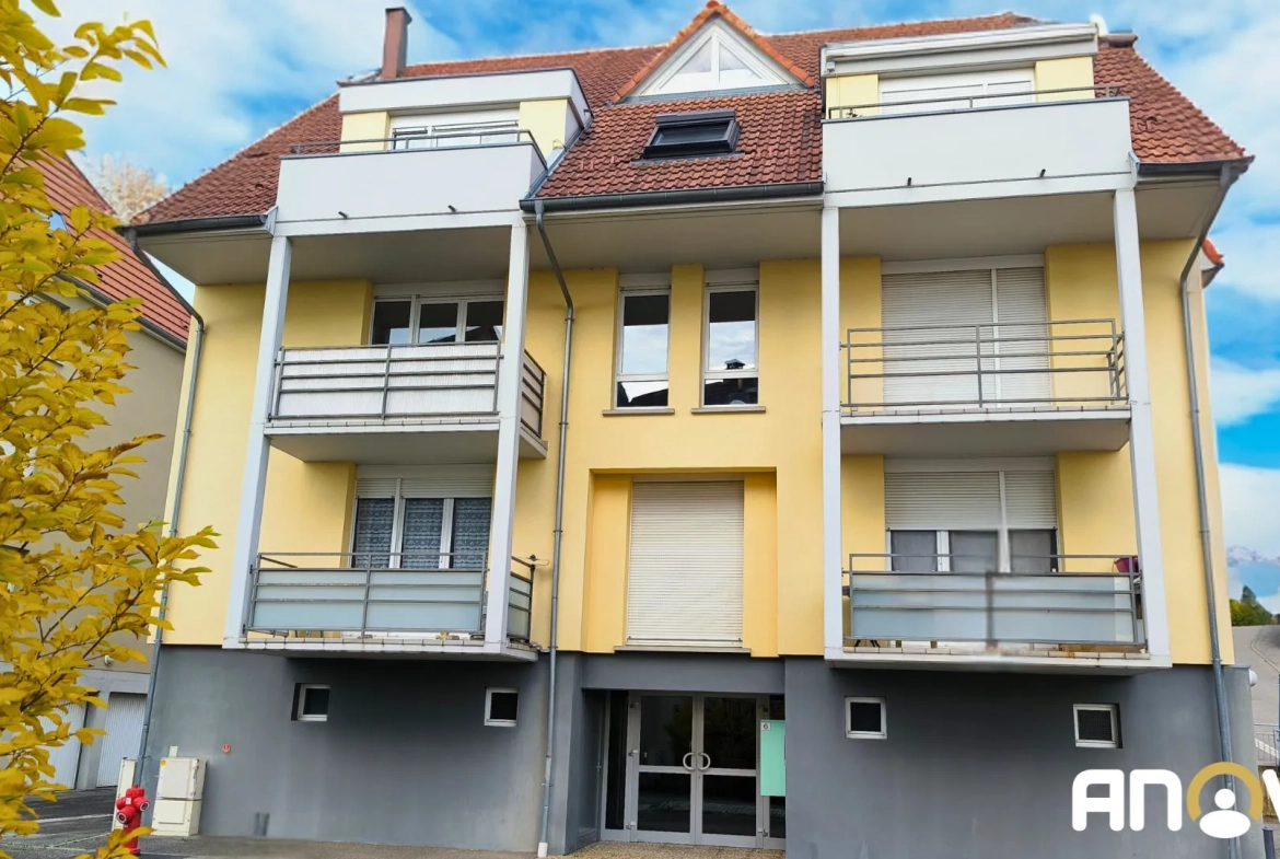 Appartement 3 pièces de 70m² avec garage à Hochfelden – Opportunité à saisir 
