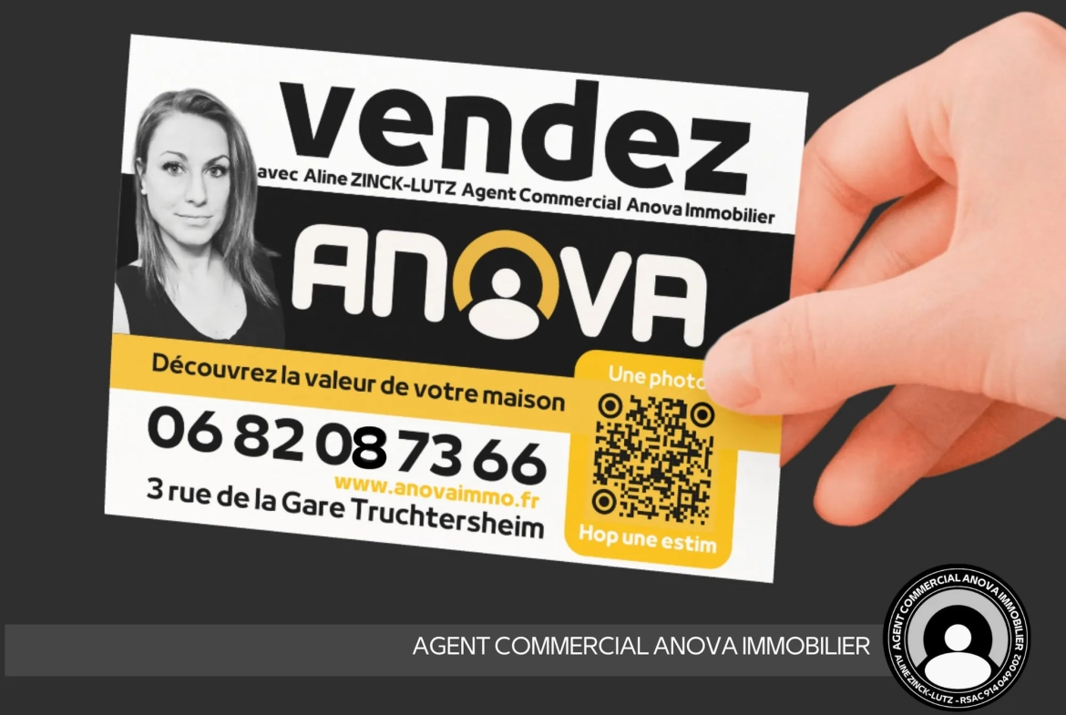 Appartement 3 pièces de 70m² avec garage à Hochfelden – Opportunité à saisir 