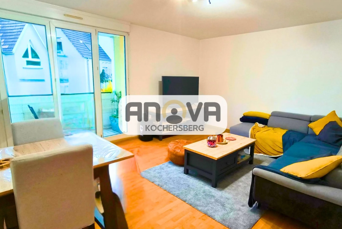 Appartement 3 pièces de 70m² avec garage à Hochfelden – Opportunité à saisir 