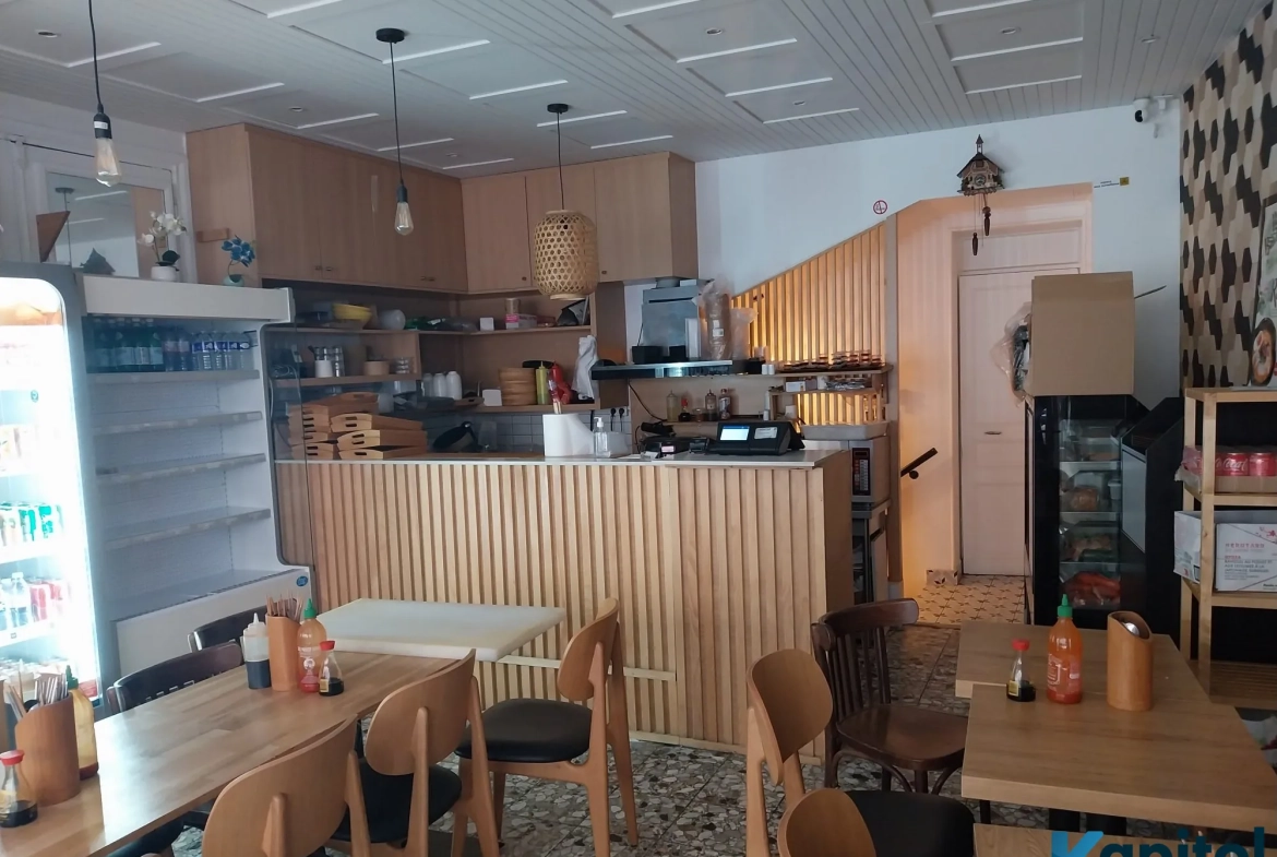 Fonds de commerce restaurant rapide à Paris 9 - Emplacement stratégique 