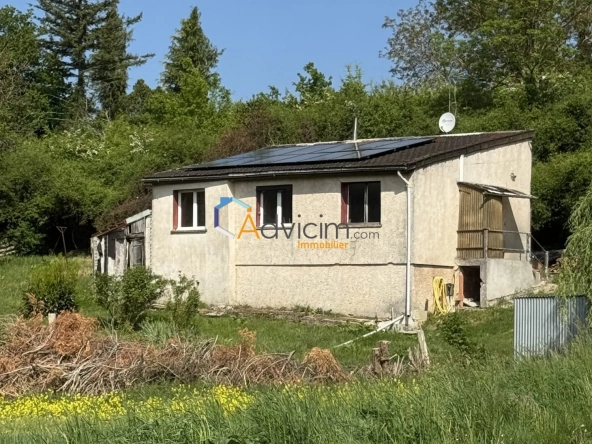 Maison individuelle plain-pied avec vue dégagée à Lucy-le-Bocage