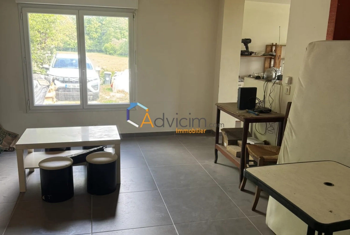 Maison individuelle plain-pied avec vue dégagée à Lucy-le-Bocage 