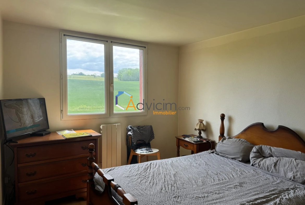 Maison individuelle plain-pied avec vue dégagée à Lucy-le-Bocage 